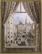 franz von schober a view of a viennese square in